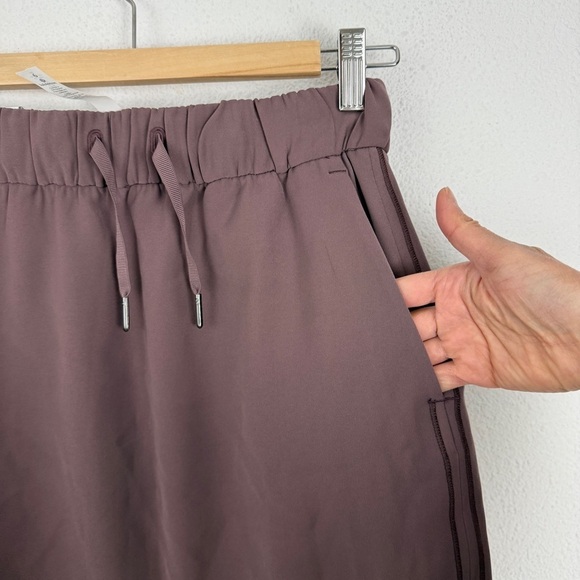 Lululemon On The Fly Woven Mini Skirt Cherry Cola 6 - Picture 4 of 8